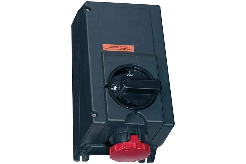 Larson 125A Explosion Proof Receptacle - 690V Rated - ATEX/IECEx - Z1/Z2, Z21/Z22 - Wall Mount Socket