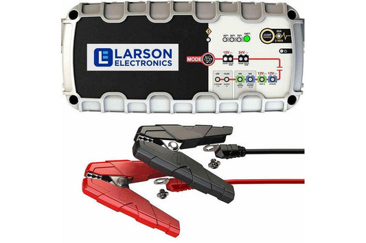 26A Smart Battery Charger - 240V to 24V DC - LED Indicator Lights - Weather Resistant