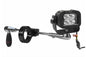 12W High Intensity Bar Clamp Mounted LED Infrared Spotlight - (4) 3W LED - 10" Shaft - 720 Lumens