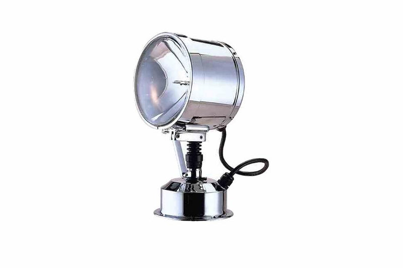 250W Deck Control Search Light - 28V DC - Manual Tilt/Rotation - 8" Lamp