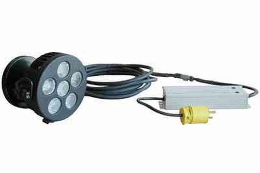 LED Blasting Light - 6, 10-Watt LEDs - 120VAC - IP68 Rated - Magnetic Mount