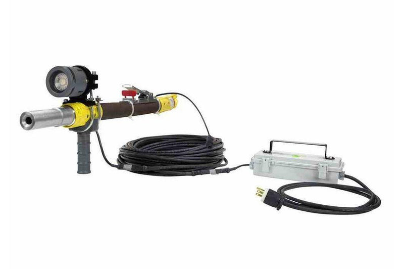 18 Watt Work Area LED Blasting Light w/ Handle - 12V Stepdown Transformer - 100' 12/3 SOOW