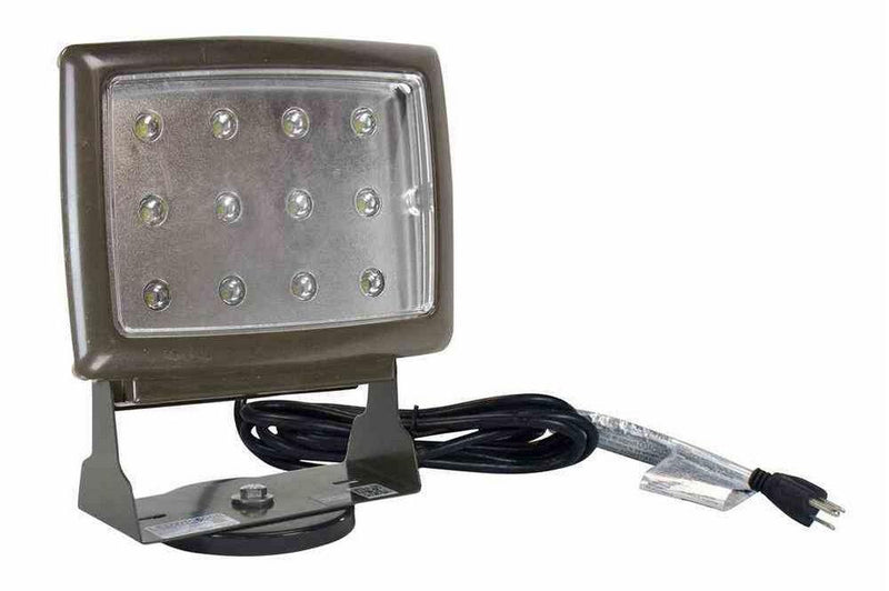 LED Blasting Light w/ 200lb. Grip Magnetic Base - 120V AC - (12) 3.3W LEDs - 5-15P Molded Male Plug