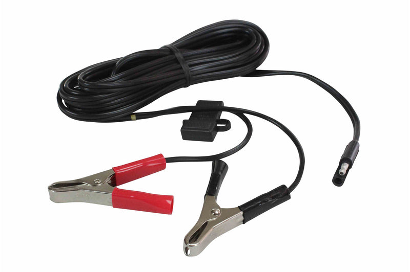 Larson C-16-BC 16 foot outdoor rated cord with spring battery clamps