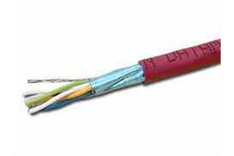 1000' Box CAT6e Shielded Cable - Red - 550MHz