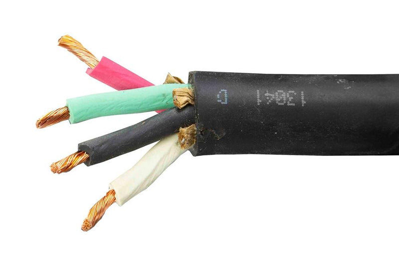 12/4 SOOW - 12 AWG 4-Conductor Cable - 600V Rated - Industrial Service Cord