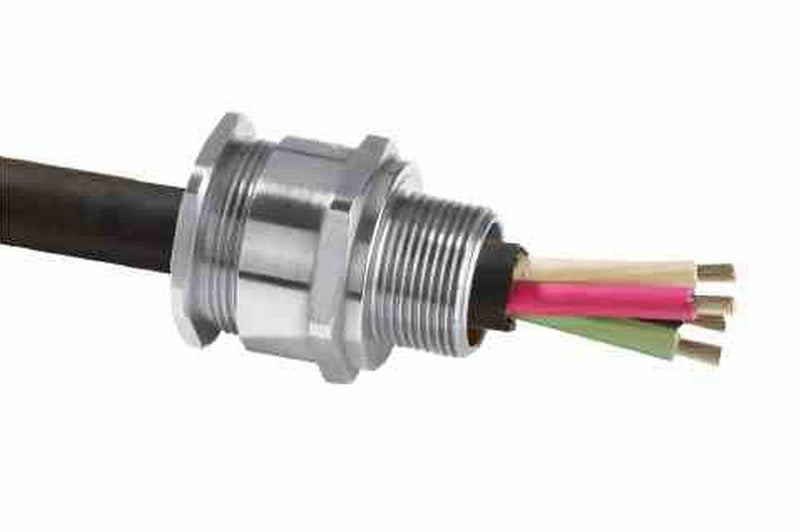 Explosion Proof Cable Gland - Stainless Steel - Unarmored/Braided - ATEX Rated, IP68 - 1" NPT