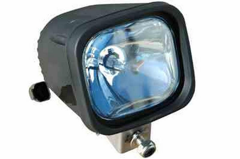 35 watt HID Equipment Spotlight - 4 inch square - 3200 lumens -12 / 24 VDC - SPOT BEAM