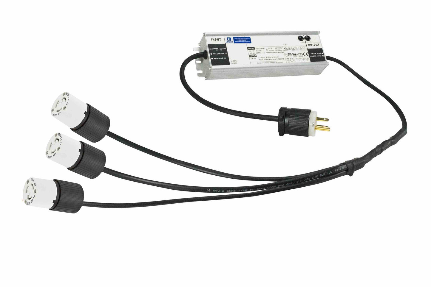 Larson Explosion Proof Double Gang GFI Outlet Box - 20 Amp EXP Outlet - Hard Wired Unit