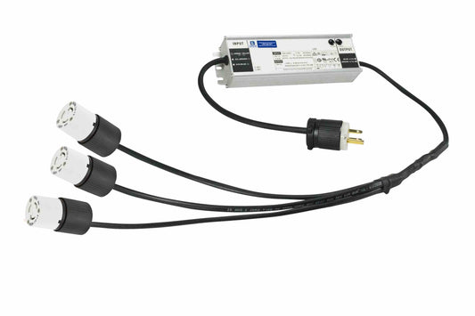 Larson Explosion Proof Extension Cord - (2) Outlets w/  GFCI, 5' 10/3 Cord w/ 3P2W EXP Plug - 20A Cont. Service