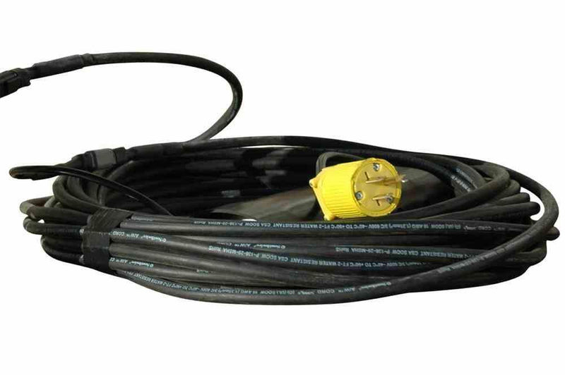 Waterproof Transfomer - 120V-277VAC to 12/24VDC - 16A - 50' Cord w/ Male Deutsch - Gen. Cord Cap