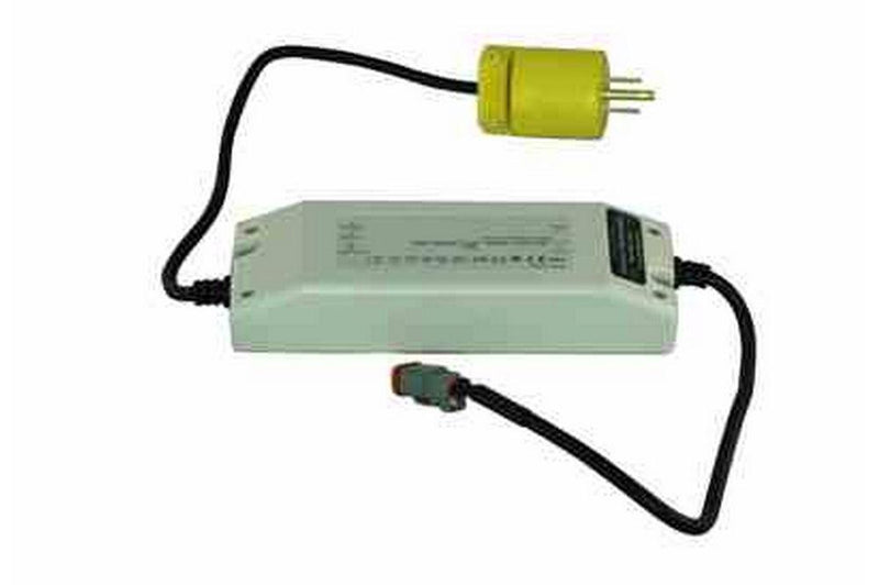 AC/DC converter enables LED lights to 48 watts to be run from wall outlet - 8 Foot Cord