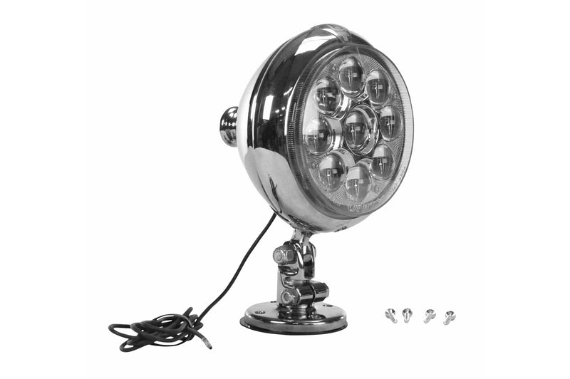 Larson Permanent Mount LED Deck Light with Adjustable Spindle and Joint - 30 Watt LED -  600'L Spot Beam