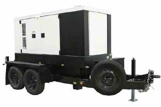 60 kW/75 kVA Portable Generator  480Y/277V, 3-phase  180 Gallon Fuel Capacity - Trailer Mount