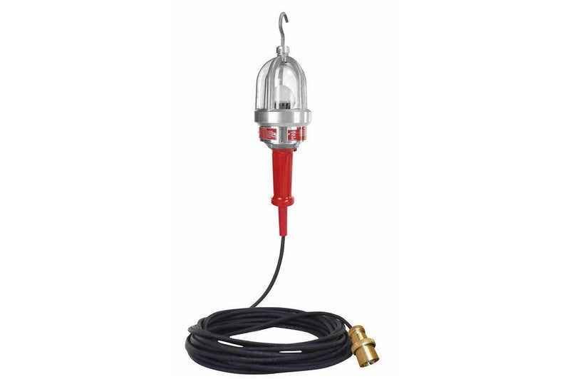 Explosion Proof LED Drop Light / Trouble Light -10 Watt LED - 100' SOOW Cord C1D1 Pin/Sleeve Plug -