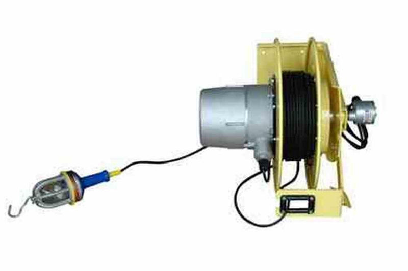 Explosion Proof LED Drop Light & Reel - Class I, Div. I - 15 Watt LED - 200' 16/3 SOOW Cord - 2250 Lumen