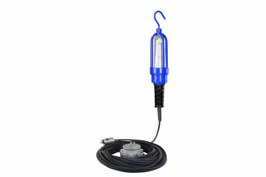 15W Explosion Proof LED Handlamp - 120-277V AC to LV AC - EXP Inline Xfr - 100' Cord w/ EXP Cord Cap