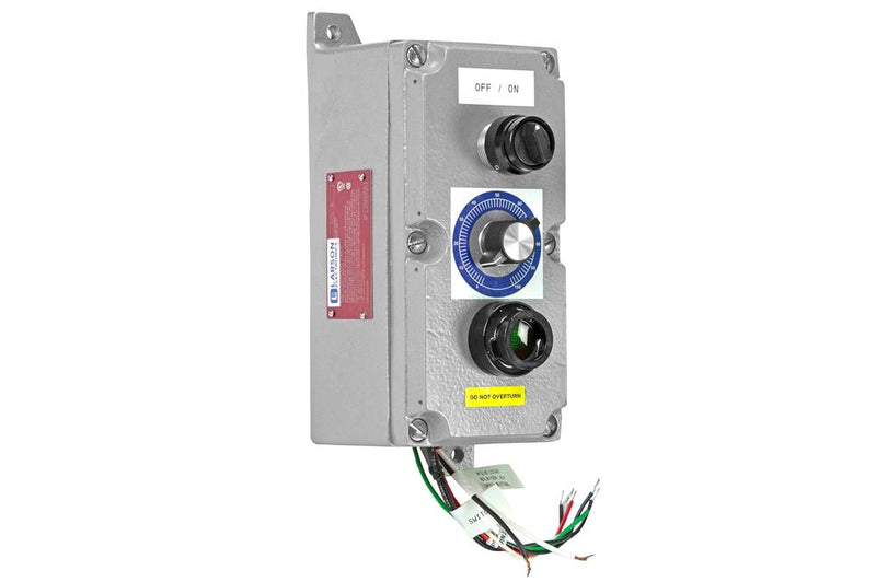 Explosion Proof Control Station - C1D1/C2D1 - On/Off 2-Pos Selector Switch - 10k Ohm Potentiometer