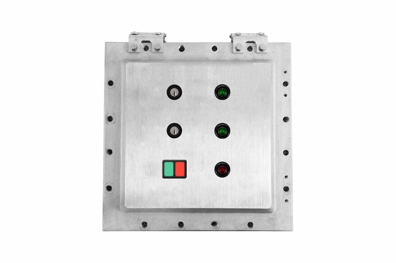 Explosion Proof Control Station - C1D1/C2D1 - (2) Key Op Switches, (3) LED PLs, (1) Combo PB - (2) Hubs