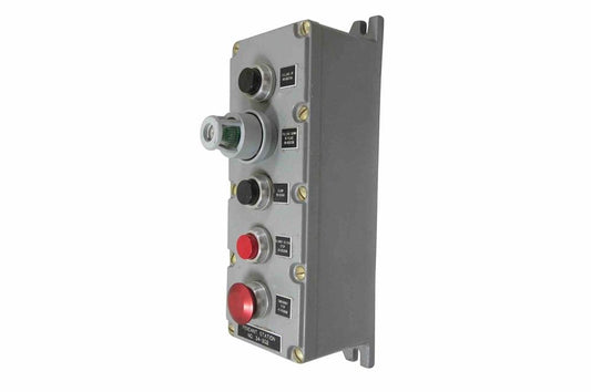 Explosion Proof Control Station - C1D1/C2D1 - (2) LED PLs, (1) 3-pos Switch, (2) 2-pos Switches