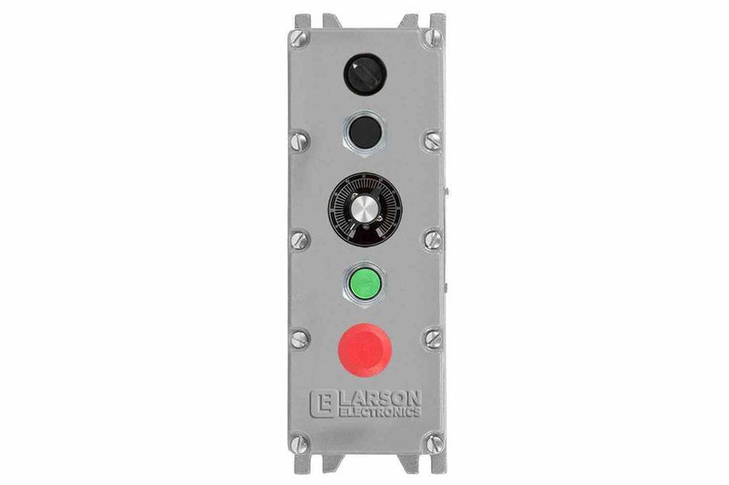 Explosion Proof Control Station - C1D1/C2D1 - (3) Push Buttons, (1) Green LED Pilot Light