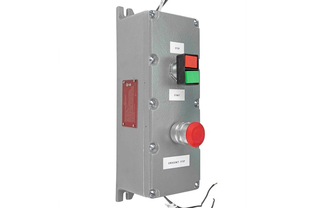 Explosion Proof Control Station - C1D1/C2D1 - (2) PBs (Green/Start, Red/Stop) - (1) E-stop PB (Red)