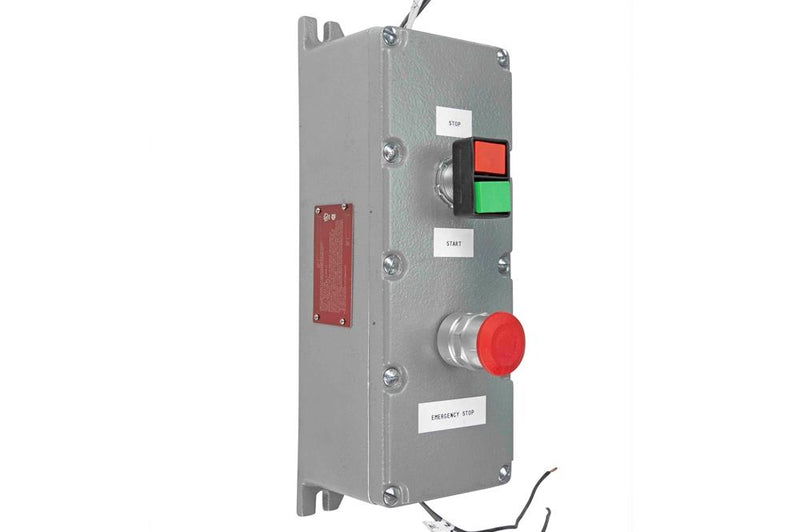 Explosion Proof Control Station - C1D1/C2D1 - (2) PBs (Green/Start, Red/Stop) - (1) E-stop PB (Red)