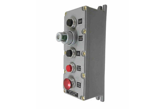 Explosion Proof Control Station - C1D1/C2D1 - E-stop, Pilot Light - Forward/Off/Reverse 3-Pos Switch