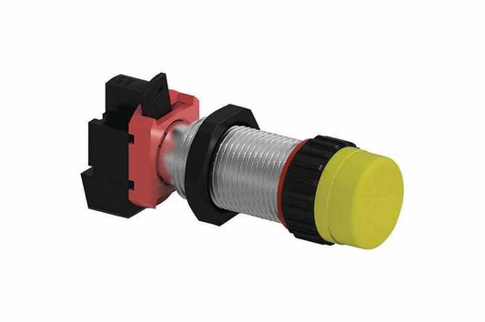 12mA Explosion Proof LED Pilot Light - Class I, II, III - 120V AC/DC, Extended Barrel - Amber - TB - N4X