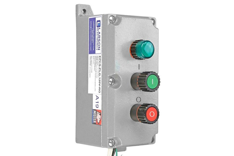 Explosion Proof Control Station - C1D1 - (1) 120V Green LED Light, Red/Green Push Buttons