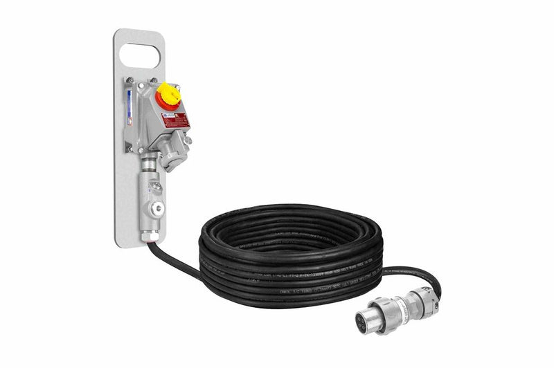 50' 8/4 SOOW Explosion Proof Extension Cord - Class I, II, III - 30A, 480V - Circuit Breaker Switch - Weatherproof