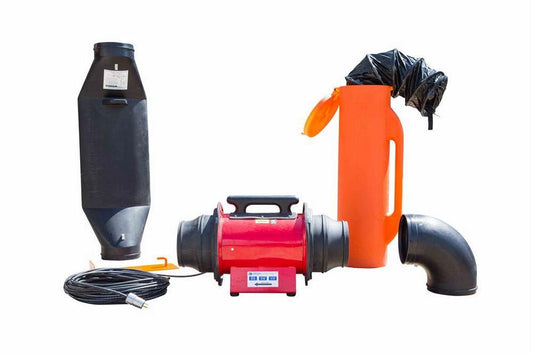 Explosion Proof Electric Axial Blower Ventilator - Class I, Div. I - 25' Conductive Duct - 115 Volts