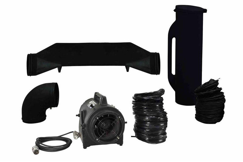 Explosion Proof Electric Axial Blower Ventilator Kit - C1D1, 220V 50 Hz - 30' Conductive Duct