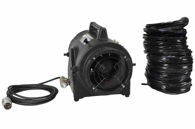 Explosion Proof Electric Axial Blower Ventilator - 15' Conductive Duct - 220V 50Hz - ATEX/IECEx