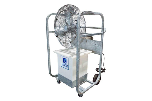 Explosion Proof Portacool Portable Evaporative Cooler - Galvanized - 30" OD - 8723 CFM - 220V 50 Hz - 15 Gallon Tank