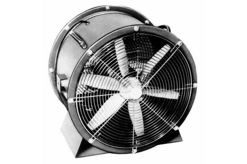 24" Explosion Proof High Velocity Fan - Pedestal Base Stand - 1725 CFM - 1/4 HP - 480V 3 Phase