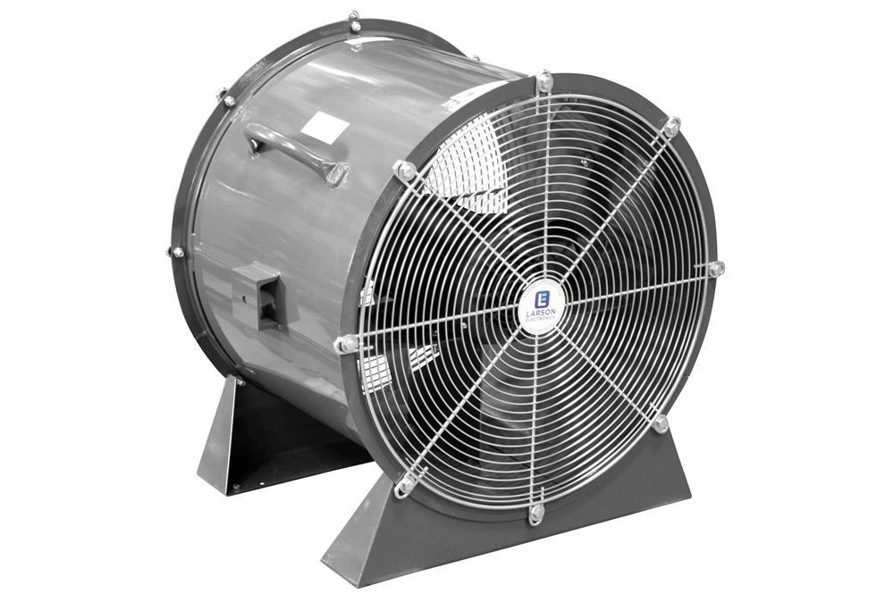 24" Explosion Proof High Velocity Fan - Pedestal Base Stand - 1725 CFM - 1 HP - 115/230V