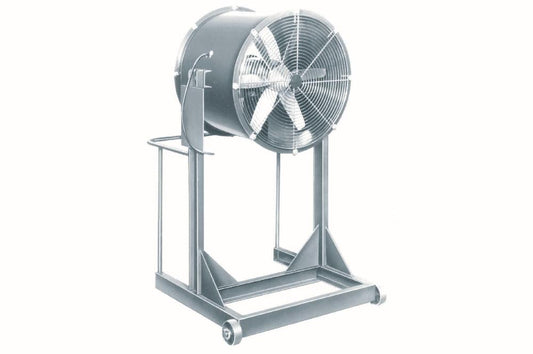 30" Explosion Proof High Velocity Fan - 11000 CFM - 1-1/2 HP - Class I Group D; Class II Groups F&G