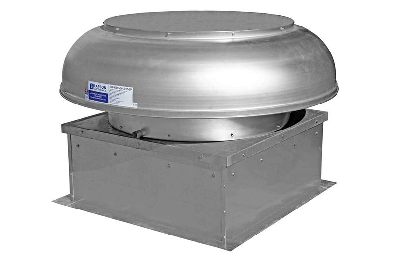 36" Explosion Proof Exhaust Fan - 17,620 CFM - 1.5HP, 230-460V AC Three Phase - Roof Mounted