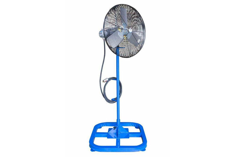 24" Electric Explosion Proof Fan on Stand - 7980 CFM - 24 inch - Pedestal Mount - 150' Cord - C1D1