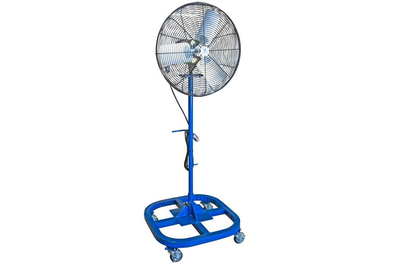 24" Explosion Proof Fan on Stand - Swivel Casters - 7980 CFM - 24IN - Pedestal - 15' Cord - 20A Plug