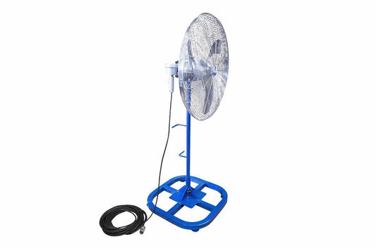 30" Electric Explosion Proof Fan on 4' Stand - 8723 CFM - 30" - Pedestal Mount - 100' Cord - C1D1