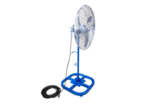 30" Electric Explosion Proof Fan on 4' Stand - 8723 CFM - 30" - Pedestal Mount - 200' Cord - C1D1