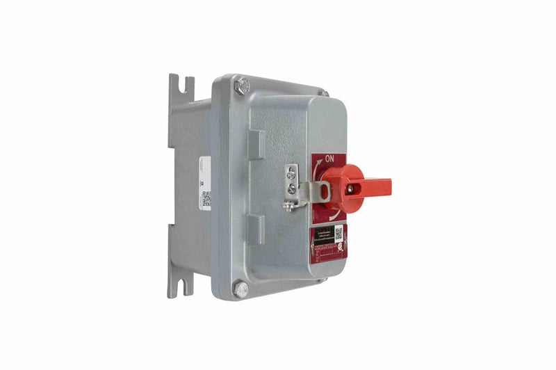 630A Explosion Proof Fused Disconnect Switch - C1D1/C2D1 -600V 3PH, (3) Time Delay Fuses - (3) Hubs