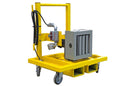 Explosion Proof Mobile Horizontal Fan Forced Steam Heater - 120V - On/Off Switch, 12' Cord - Cart Mount