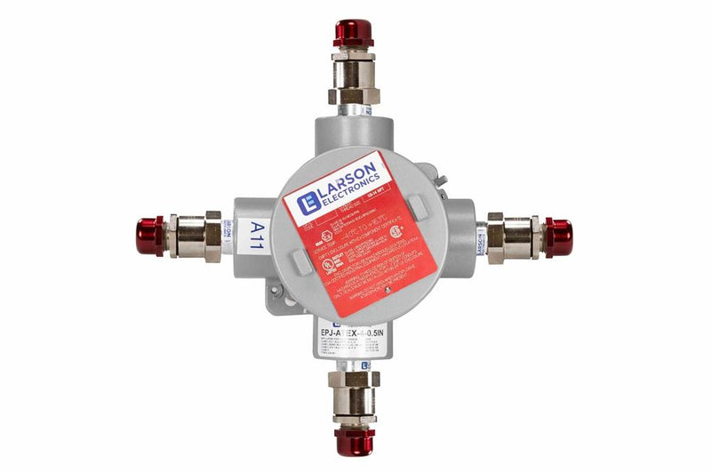 Explosion Proof Enclosure - C1D1, C2D1 - Terminal Block/Cable Glands - Copper-free Aluminum - ATEX/IECEX Rated - IP66