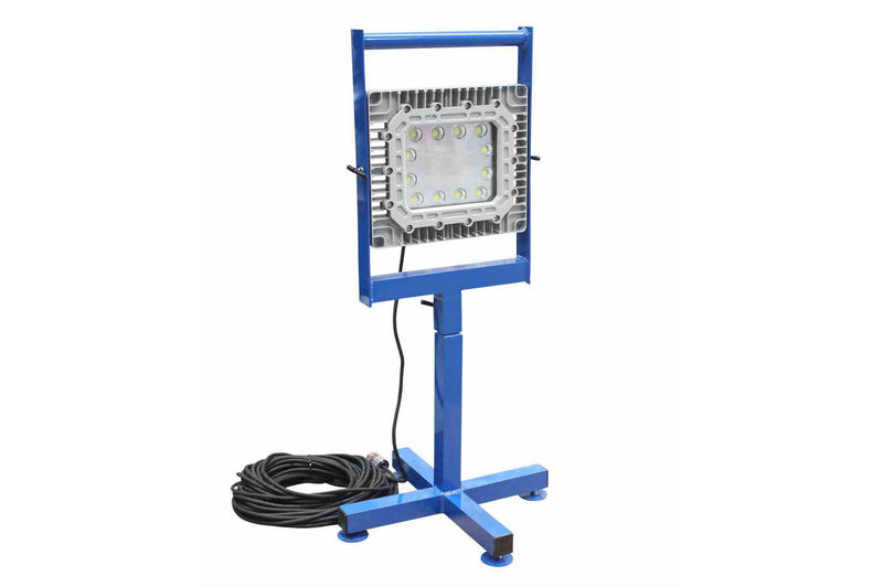 Larson 150W Explosion Proof LED Light - Base Stand Mount - 22 Inch - Class I Div 1 C&D - 150' Cord