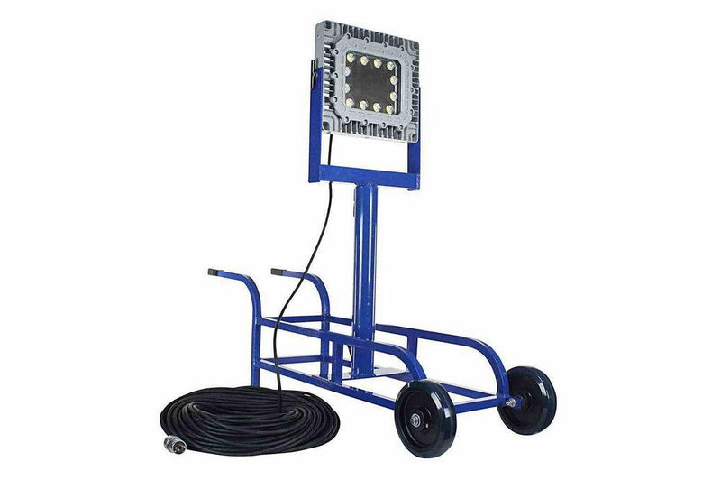 Explosion Proof LED Tank Light-Portable Wheelbarrow Cart w/ 3' Extension Bar-Class 1 Division 1