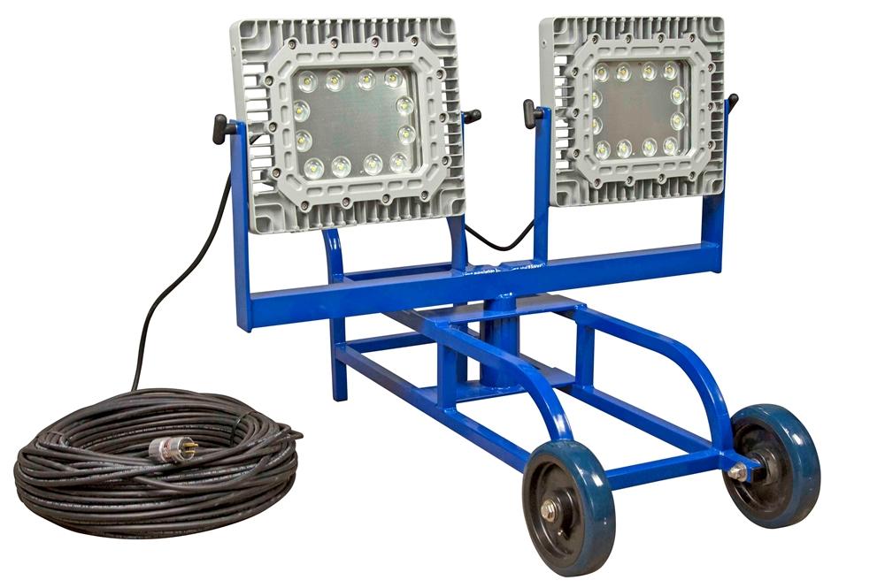 300W Explosion Proof LED Tank Light-Portable Wheelbarrow Cart-42,000 Lumens-140Ãƒâ€šÃ‚Â°-Class 1 Division 1