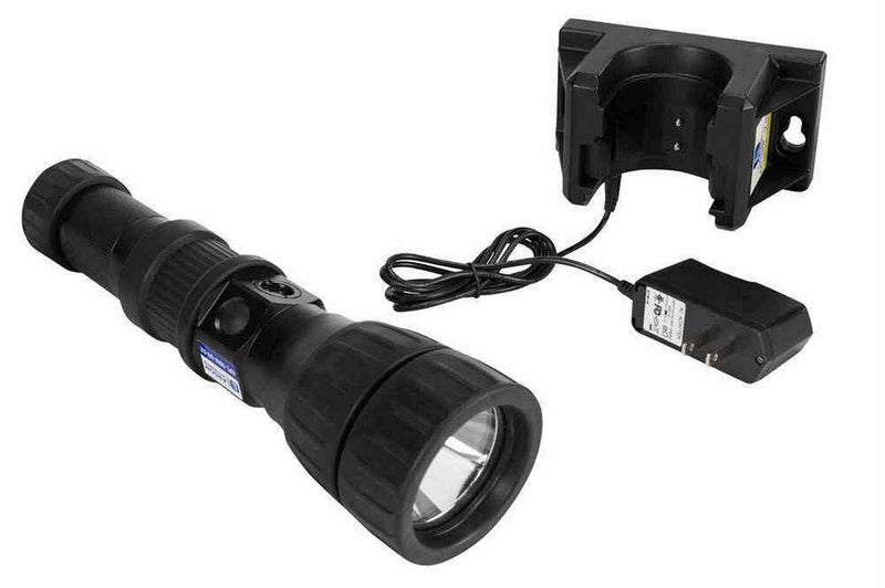 7W Explosion Proof LED Flashlight - C1D1, C2D1 - Battery Rechargeable - Spot/Flood - SOS Strobe